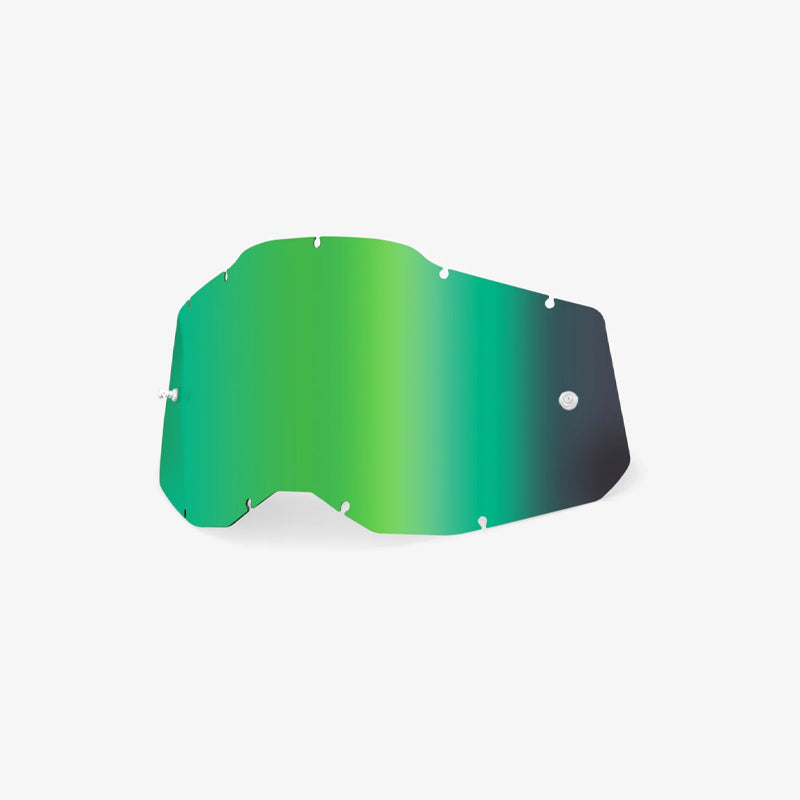 Micas 100% Rc2/Ac2/St2 Replacement Lens - Mirror Green